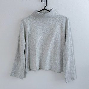 Madewell Mockneck Cowl Sweater Cinematheque Grey Size M
